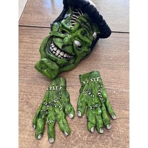 Spirit Halloween Big Frank Mask And Hands Only Frankenstein Monsters Costume OS